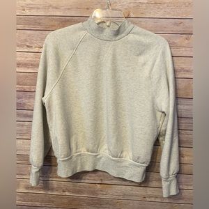Universal Thread Gray Mock Neck Sweatshirt Size S